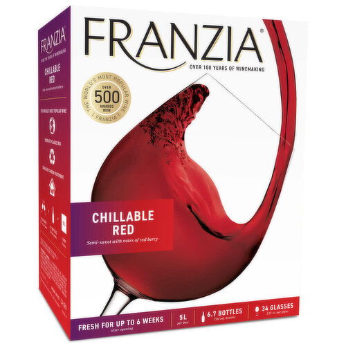 Franzia Chillable Red House Favorites Blend Wine Box, 5.0 L    