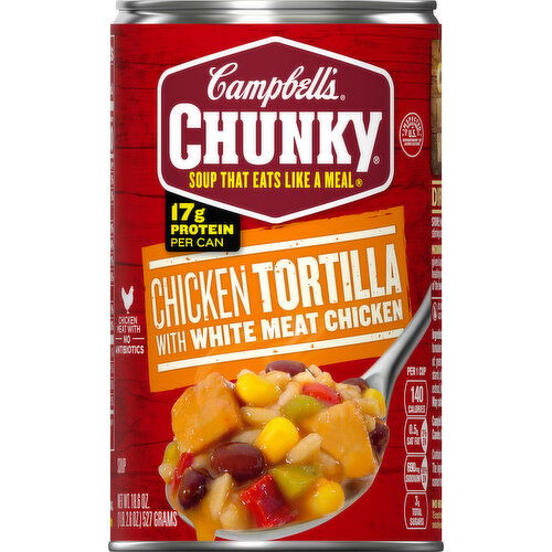 Campbell's Chunky Soup, Chicken Tortilla with White Meat Chicken