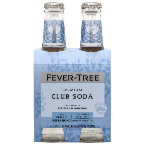 Fever-Tree Premium Club Soda - 4 Each