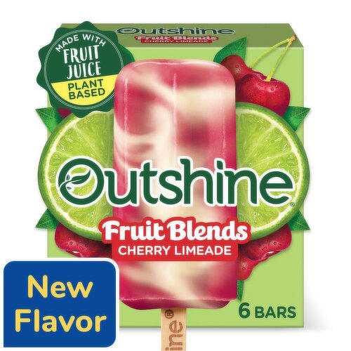 Outshine Fruit Ice Bars, Cherry Limeade - 6 Each