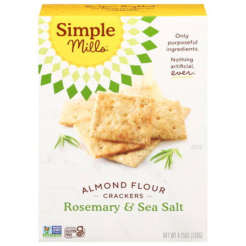 Simple Mills Crackers, Almond Flour, Rosemary & Sea Salt