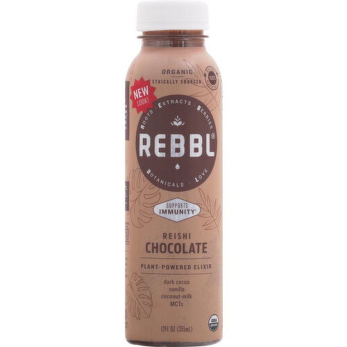 Rebbl Plant-Powered Elixir, Reishi Chocolate