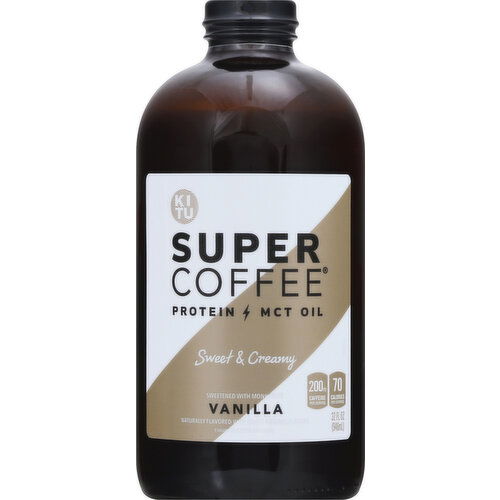 Kitu Enhanced Coffee Beverage, Super Coffee, Vanilla