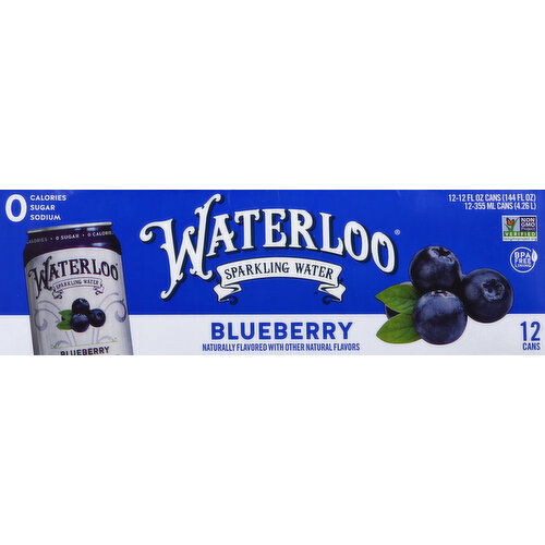 Waterloo Sparkling Water, Blueberry