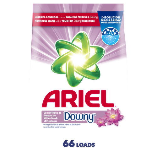 Ariel with a Touch of Downy Freshness, Powder Laundry Detergent, 66 loads