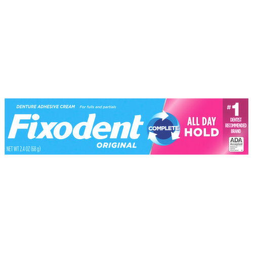 Fixodent Denture Adhesive Cream, Original