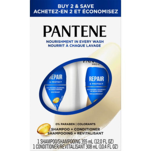 Pantene Shampoo + Conditioner