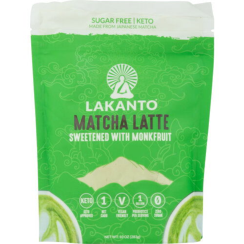 Lakanto Matcha Latte, Sweetened with Monkfruit