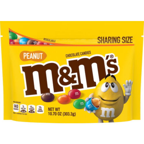 M&M'S Chocolate Candies, Peanut, Sharing Size