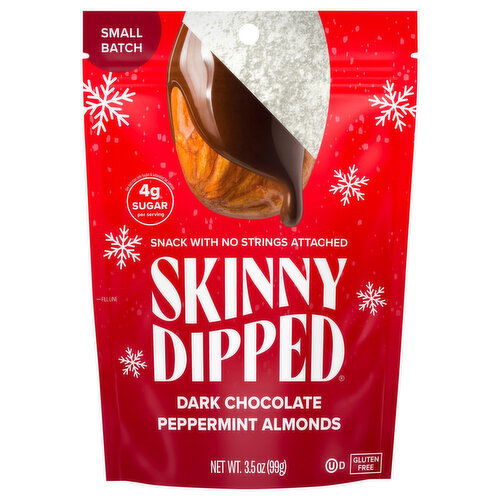 SkinnyDipped Almonds, Dark Chocolate Peppermint