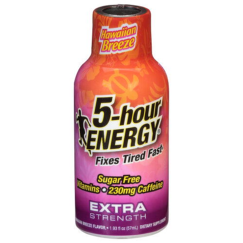 5-Hour Energy Energy Drink, Extra Strength, Hawaiian Breeze