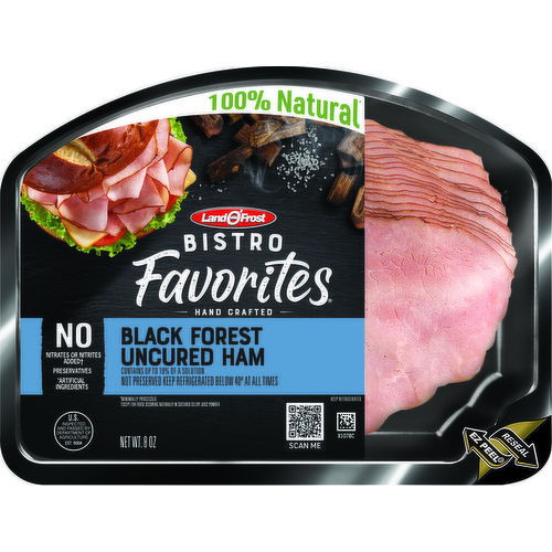 Land O'Frost Ham, Black Forest, Uncured