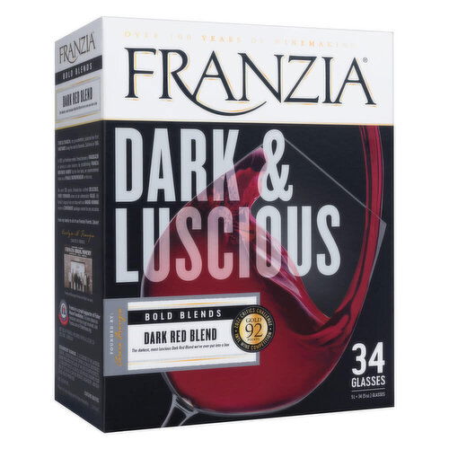 Franzia Dark Red Blend Vintner Select Wine Box, 5.0 L    