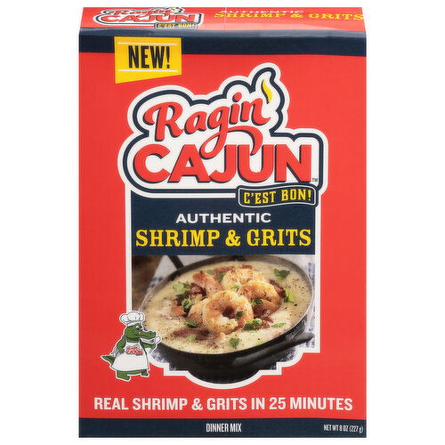 Ragin' Cajun Dinner Mix, Shrimp & Grits, Authentic