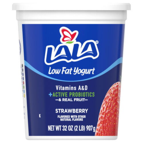 Lala Yogurt, Strawberry, Low Fat