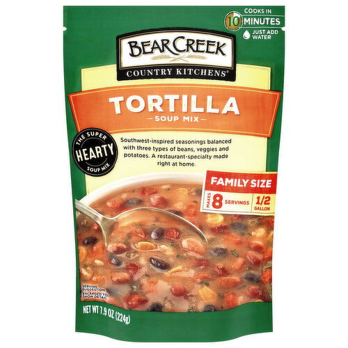 Bear Creek Country Kitchens Tortilla Soup Mix Family Size - 7.9 Ounce