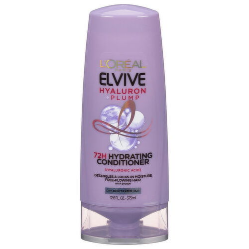 Elvive Conditioner, Hydrating, Hyaluron + Plump