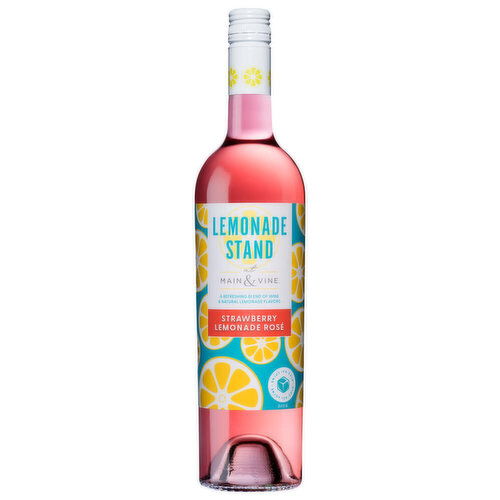 Lemonade Stand Strawberry Rose Moscato Wine, 750 ml    