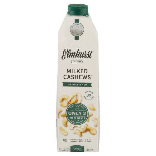 Elmhurst Milked Cashews, Unsweetened