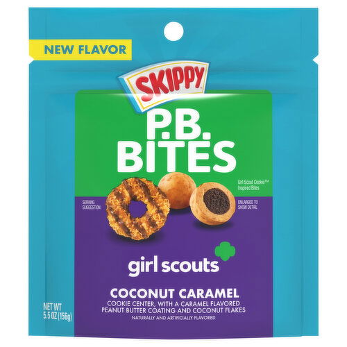 Skippy P.B. Bites, Coconut Caramel, Girl Scouts