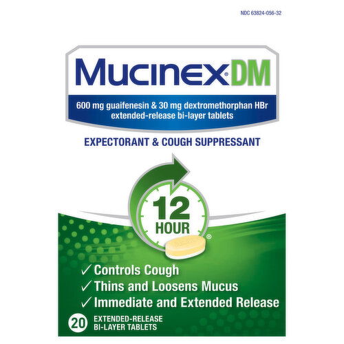 Mucinex Expectorant & Cough Suppressant, Tablets