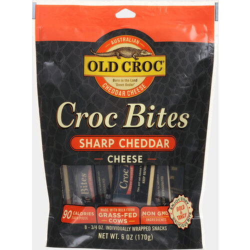 Old Croc Cheese Snacks, Sharp Cheddar