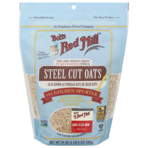 Bob's Red Mill Oats, Steel Cut