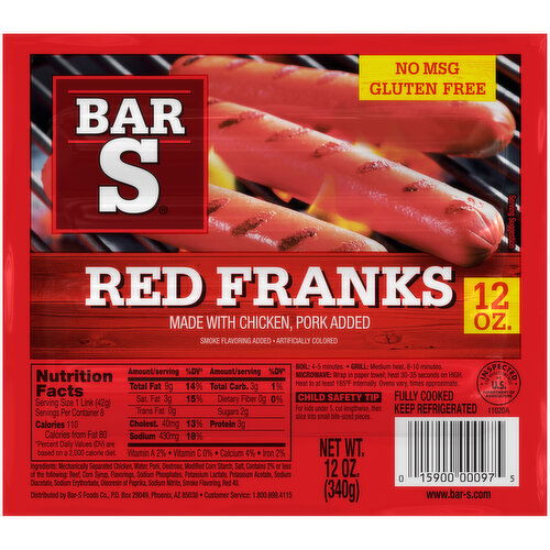 Bar S Red Franks