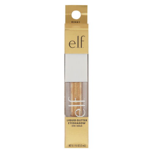 e.l.f. Eyeshadow, Liquid Glitter, 24K Gold