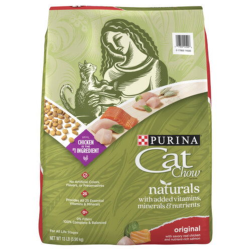 Cat Chow Cat Food, Naturals, Original