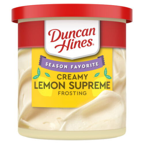 Duncan Hines Creamy Lemon Supreme Frosting - 16 Ounce