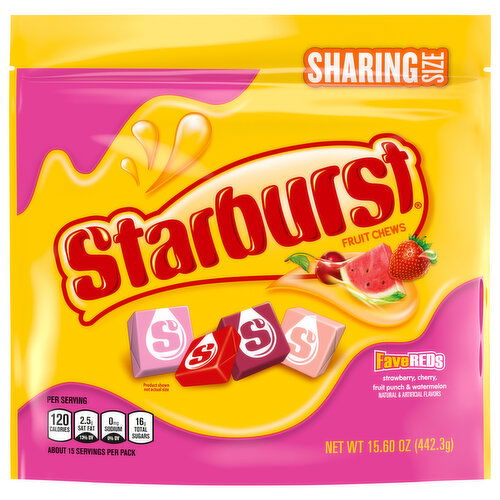 Starburst STARBURST FaveReds Fruit Chews Chewy Candy