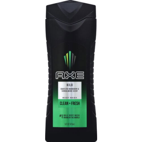 AXE Body Wash, Kilo, Squeezed Mandarin & Sandalwood Scent