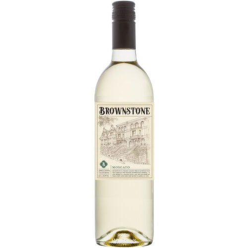 Brownstone Winery Moscato California White Wine, 750 ml    