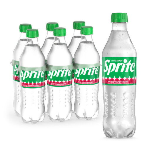 Sprite  Winter Spiced Cranberry, Lemon-Lime And Cranberry Flavored Soda Pop Soft Drink