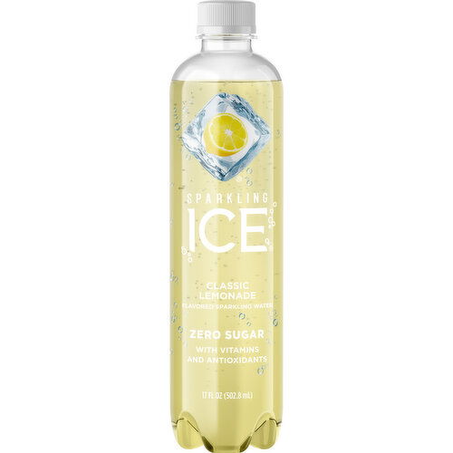 Sparkling Ice Sparkling Water, Zero Sugar, Classic Lemonade Flavored