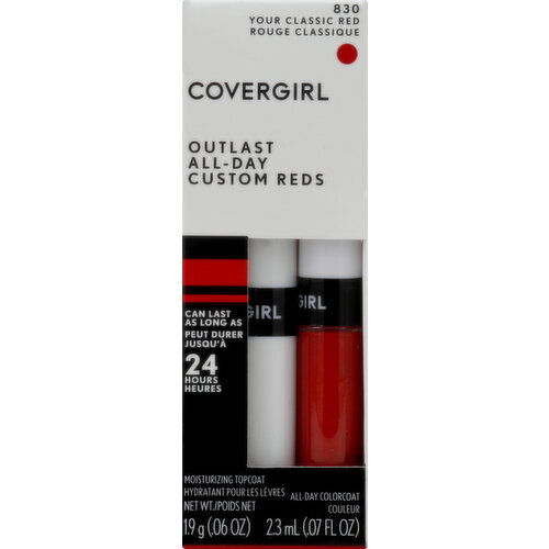 CoverGirl Lip Color, Your Classic Red 830