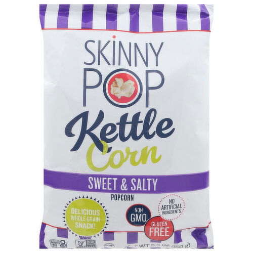 SkinnyPop Popcorn, Sweet & Salty, Kettle Corn