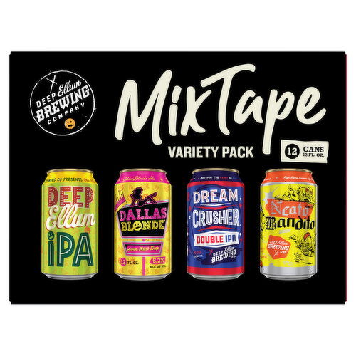 Deep Ellum Brewing Co. Beer, Mix Tape, Variety Pack