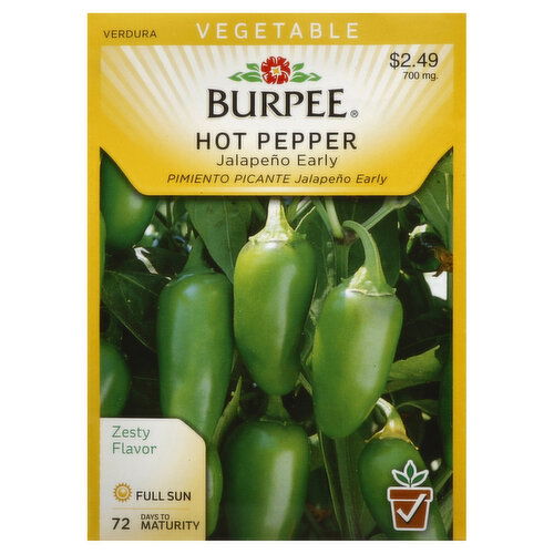 Burpee Seeds, Hot Pepper, Jalapeno Early