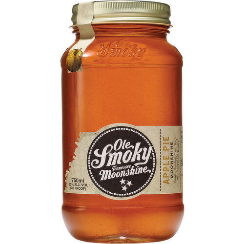 Ole Smoky Apple Pie Moonshine Tennessee Whiskey, 750 ml    