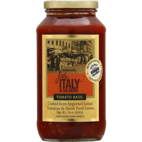 Little Italy in the Bronx Pasta Sauce, Tomato Basil