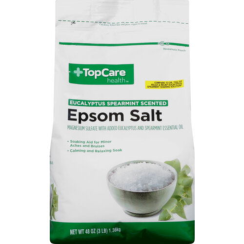 TopCare Epsom Salt, Eucalyptus Spearmint Scented