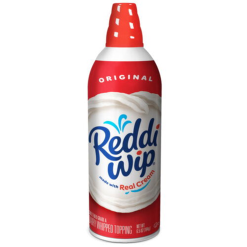 Reddi Wip Original Whipped Topping Made with Real Cream - 6.5 Ounce