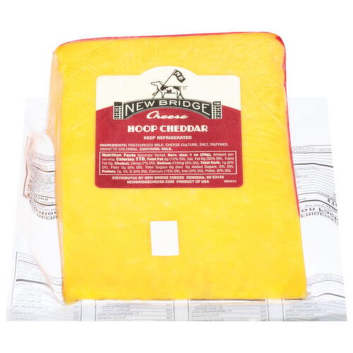 New Bridge Cheese, Red Hoop Cheddar Pw