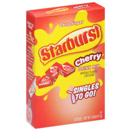 Starburst Drink Mix, Zero Sugar, Cherry