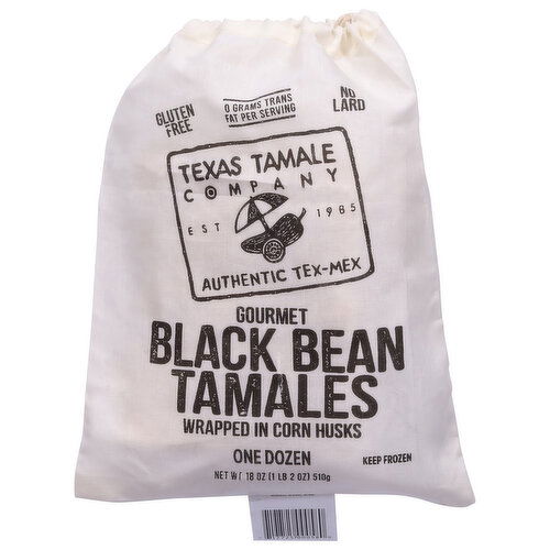 Texas Tamale Tamales, Black Bean, Gourmet