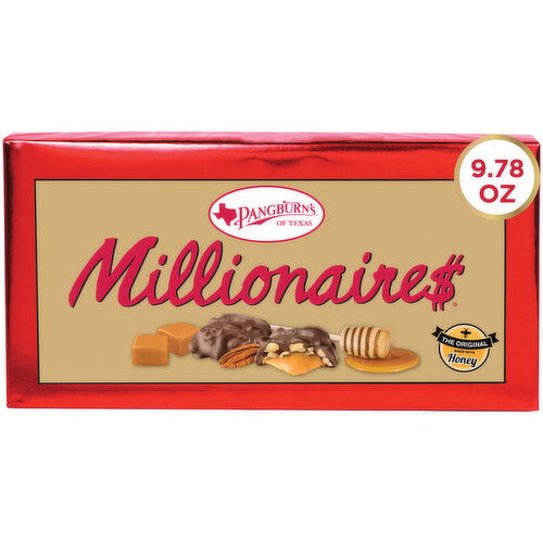 Russell Stover Millionaires Milk Chocolate Pecans & Honey Caramel Gift Box