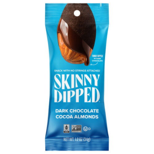 SkinnyDipped Almonds, Dark Chocolate Cocoa