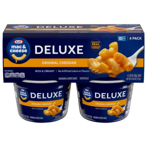 Kraft Rich & Creamy Original Cheddar Mac & Cheese - 4 Each